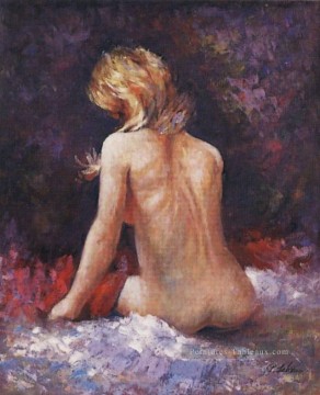 nd041eD Nu féminin impressionniste Peinture à l'huile